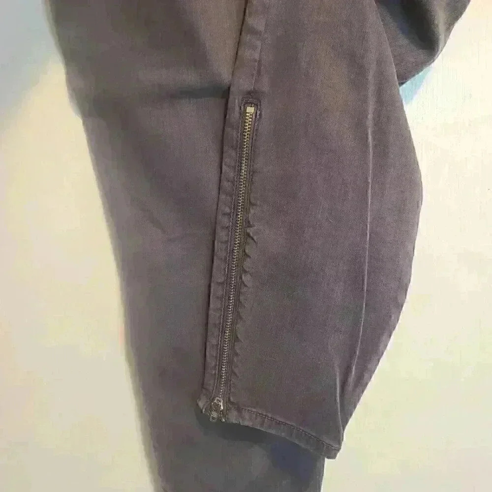 Pistola Topanga Cargo Zipper Skinny Pants Ankle Zip Charcoal Grey Women's 32 - Picture 2 of 7